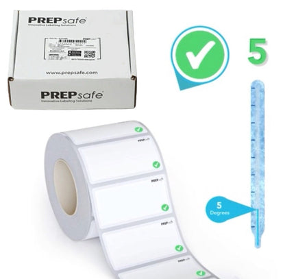 Removable polymer food labels  9000 Box
